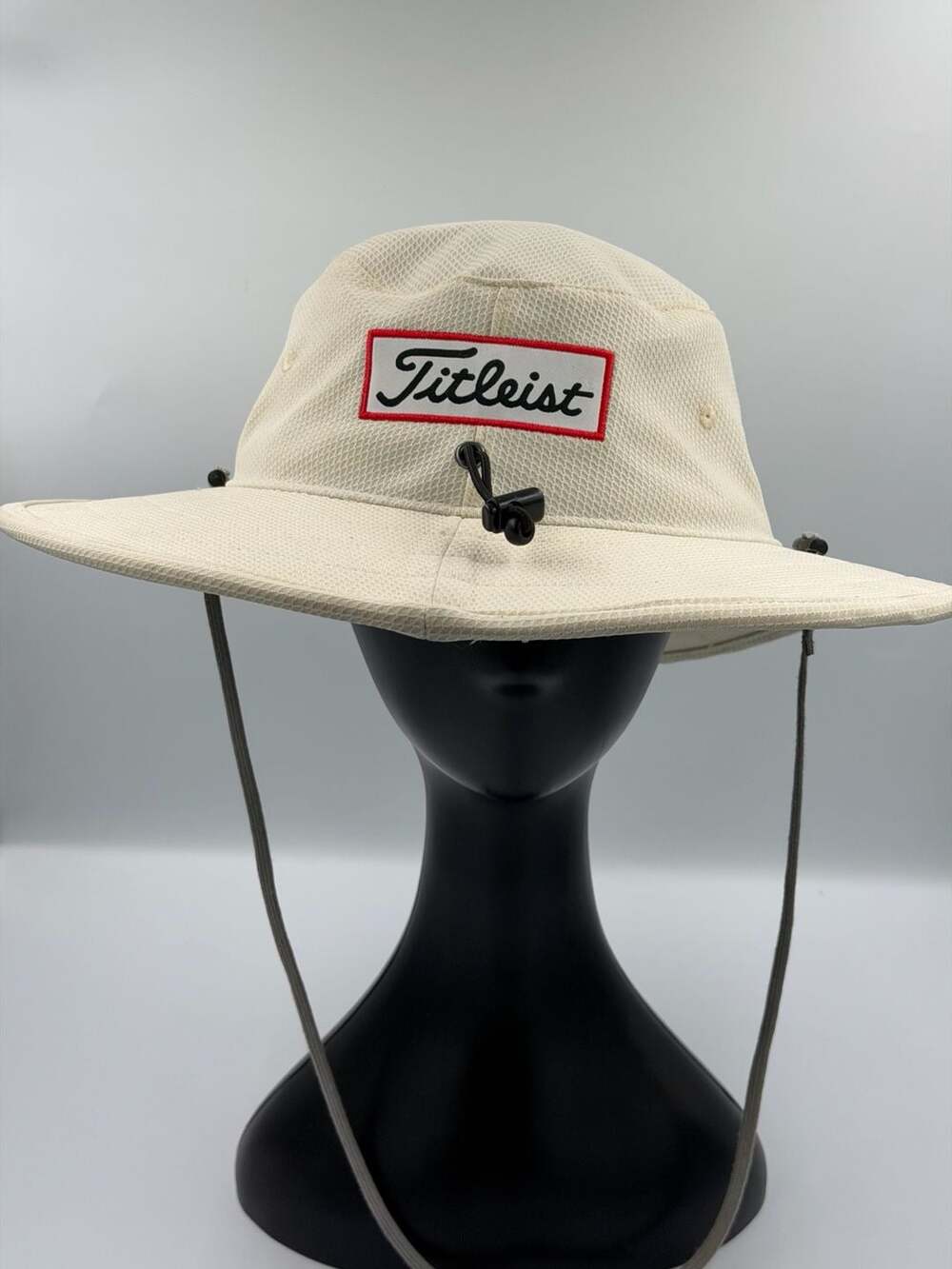 Titleist Tour Aussie Bucket Hat Size L/XL Beige Golf Sun Hat